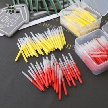 Bàn chải kẽ răng Denta Flos 10 chiếc – Làm sạch sâu nha khoa, chỉnh nha EMKK, 49.170₫ 3