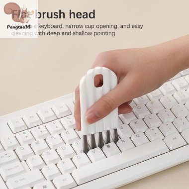 Bàn chải nắp cốc đa chức năng, tay cầm cong, làm sạch crevice - Giá ưu đãi 37.908₫