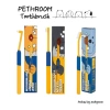 Bàn chải PETHROOM cho chó mèo – Lông PBT 0,08mm, đầu siêu nhỏ, làm sạch sâu, an toàn nhẹ nhàng
