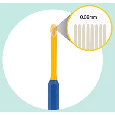 Bàn chải PETHROOM cho chó mèo – Lông PBT 0,08mm, đầu siêu nhỏ, làm sạch sâu, an toàn nhẹ nhàng 2