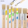 Bàn chải vẽ DIY QwQ 3 chiếc lông tự nhiên, phù hợp sơn dầu, nghệ thuật - taikula - giá ưu đãi