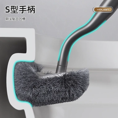 Bàn chải vệ sinh treo tường cao cấp, không góc chết, ngồi xổm, giá đỡ tiện dụng cho nhà vệ sinh – chỉ 179.499 VND 3 Bàn chải vệ sinh treo tường cao cấp, không góc chết, ngồi xổm, giá đỡ tiện dụng cho nhà vệ sinh – chỉ 179.499 VND 3
