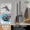 Bàn chải vệ sinh treo tường cao cấp, không góc chết, ngồi xổm, giá đỡ tiện dụng cho nhà vệ sinh – chỉ 179.499 VND 7