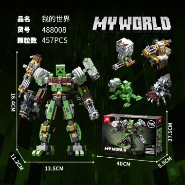 Bán chạy Mô hình Creeper Mech 4 trong 1 bộ lắp ráp - Đồ chơi robot siêu mạnh, giá ưu đãi 240.515 VND