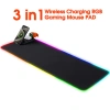 Bàn di chuột RGB chơi game DQTN - Siêu lớn, cao su chống trượt, sạc không dây 15W 3 trong 1