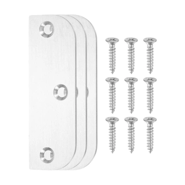 Bản lề HL tấm sửa chữa tủ, thép không gỉ, giá đỡ tấm cố định, giảm giá 159.500 VND 6