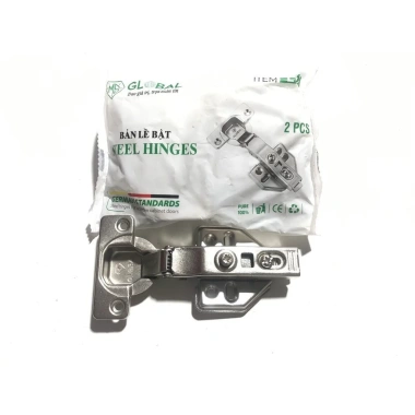 Bản Lề Tủ Bằng Inox 304 Cao Cấp Giảm Chấn Bật Thẳng Cong Vừa và Cong Nhiều Giá 14.000₫