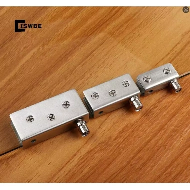 Bản lề xoay 2 chiếc thép không gỉ, kính trục xoay cửa tủ ẩn, giá ưu đãi 46.860₫