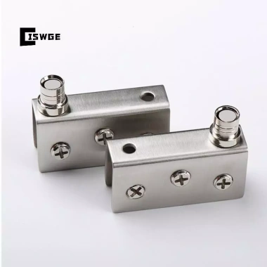 Bản lề xoay 2 chiếc thép không gỉ, kính trục xoay cửa tủ ẩn, giá ưu đãi 46.860₫