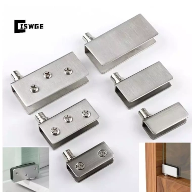 Bản lề xoay 2 chiếc thép không gỉ, kính trục xoay cửa tủ ẩn, giá ưu đãi 46.860₫