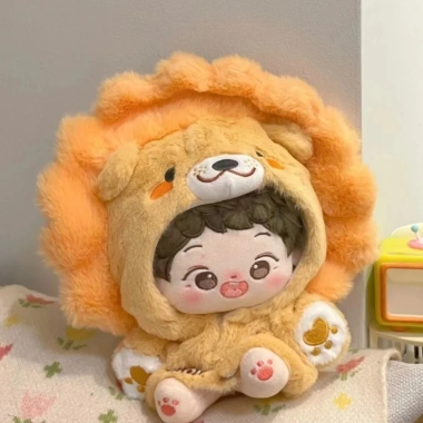 Bán Nóng Quần Áo Búp Bê 20cm 10cm Dễ Thương Sang Trọng Sư Tử Nhỏ và Áo Liền Mũ Thay Thế