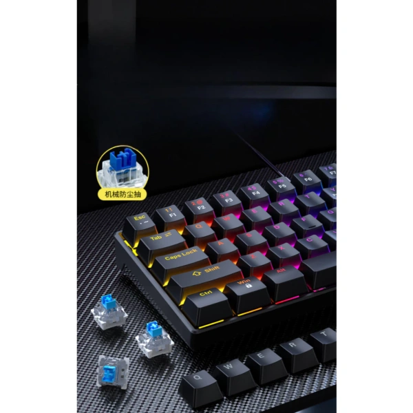 Bàn phím cơ WY61 Leb RGB: Đánh giá tính năng chống nước và độ bền cho môi trường văn phòng