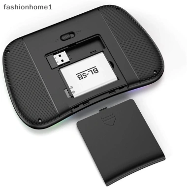 Bàn phím không dây M9 BT 2.4G 7 đèn nền Type-C IR Touchpad Box PC - Giá 260,040₫