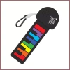 Bàn phím piano gập điện silicone - Đồ chơi móc khóa cho gia đình và công viên