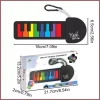 Bàn phím piano gập điện silicone - Đồ chơi móc khóa cho gia đình và công viên 5