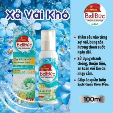 Bán sỉ 20 chai Xịt Xả Vải Khô Bell Đức VN - Giảm giá 20% chỉ 480.000đ