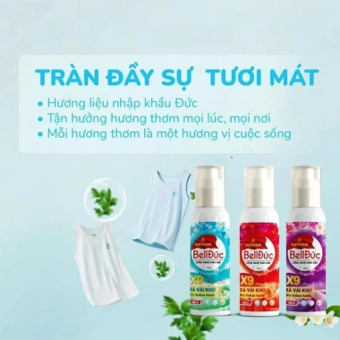 Bán sỉ 20 chai Xịt Xả Vải Khô Bell Đức VN - Giảm giá 20% chỉ 480.000đ 7 Bán sỉ 20 chai Xịt Xả Vải Khô Bell Đức VN - Giảm giá 20% chỉ 480.000đ 7