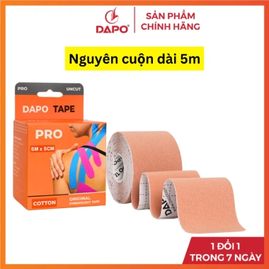 Băng Dán Cơ Thể Thao Dapo Tape Pro 5m - Băng Cuốn, Quấn Cổ Chân, Gối, Giá Ưu Đãi 109.000đ