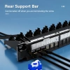 Bảng Điều Khiển Zoerax Gắn Tường 24 Cổng RJ45 Jack Cắm Rung Đá & Chìa Khóa 827k 5