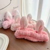 Băng Đô Cài Tóc Rửa Mặt Tai Thỏ Vô Tri Kute Cho Nam Nữ Siêu Cute Giá 28.800₫ 2