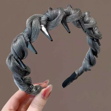 Băng Đô Lưới Nhũ Có Răng Chống Trơn Trượt Nữ Đeo Hàng Ngày Giá Ưu Đãi 25.500₫