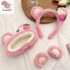 Băng Đô Quấn Tóc Gấu Dâu Ngọt Ngào, Chống Trượt, Dễ Thương, Phù Hợp Bé Gái, Giá Ưu Đãi 52.272₫ 6