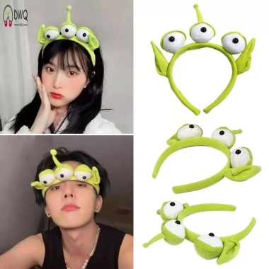 Băng đô sang trọng xanh lá cây Alien - Nhãn cầu chống trượt, giảm giá 22%
