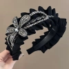Băng đô satin đen flash kim cương chống trơn trượt size 26/27 giá ưu đãi 84.658 VND 6