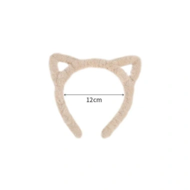 Băng Đô Tai Mèo màu trơn nhẹ sang trọng - Cosplay và quấn tóc, giảm giá 27.864₫
