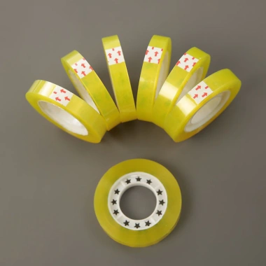 Băng keo 1.2cm bề rộng nhỏ, dùng cho văn phòng, gói hoa, quà - Giá 11.000đ