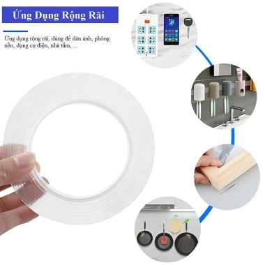 Băng keo Deli 2 mặt trong suốt siêu dính chống nước - Nhiều kích cỡ 33.601/33.605/33.612 - Giá ưu đãi 42.000₫ 3 Băng keo Deli 2 mặt trong suốt siêu dính chống nước - Nhiều kích cỡ 33.601/33.605/33.612 - Giá ưu đãi 42.000₫ 3