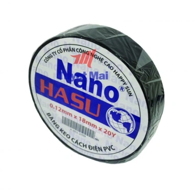 Băng keo điện Nano đen 20 Yard - Dây dẫn bền, chịu nhiệt, giá chỉ 8.000₫ 2
