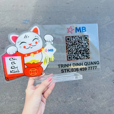 Bảng mã QR code meca sang trọng, chất lượng cao cấp, in theo yêu cầu 9 Bảng mã QR code meca sang trọng, chất lượng cao cấp, in theo yêu cầu 9
