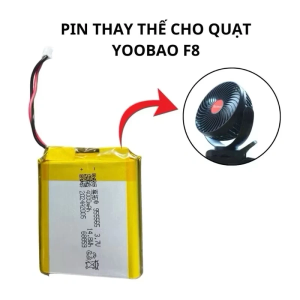 Hình ảnh sản phẩm Bảng Mạch Quạt Yoobao F8 8.000mAh - Phụ Kiện Chính Hãng Giá 120.000 VND