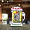 Bảng QR COD mèo thần tài gỗ in tài khoản ngân hàng, thiết kế tùy chỉnh, 36.750 VND 9