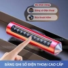 Bảng số điện thoại ô tô hợp kim nhôm đầu nhọn kèm búa thoát hiểm - 80.000 VND