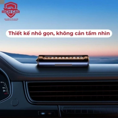 Bảng số điện thoại ô tô hợp kim nhôm đầu nhọn kèm búa thoát hiểm - 80.000 VND