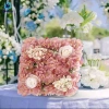 Bảng tường hoa nhân tạo hoa hồng - Nền thảm hoa đẹp mắt, giảm còn 145.750 VND 6