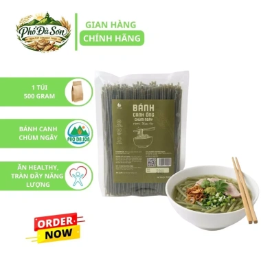 Bánh Canh Ống Việt Thái Gạo Lứt 500g - Sợi to dẻo dai, rau xanh, Organic, giá chỉ 45.000đ