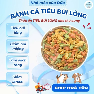 Bánh catnip tiêu búi lông sạch răng thơm miệng - Thưởng cho mèo, giá ưu đãi 28,350₫