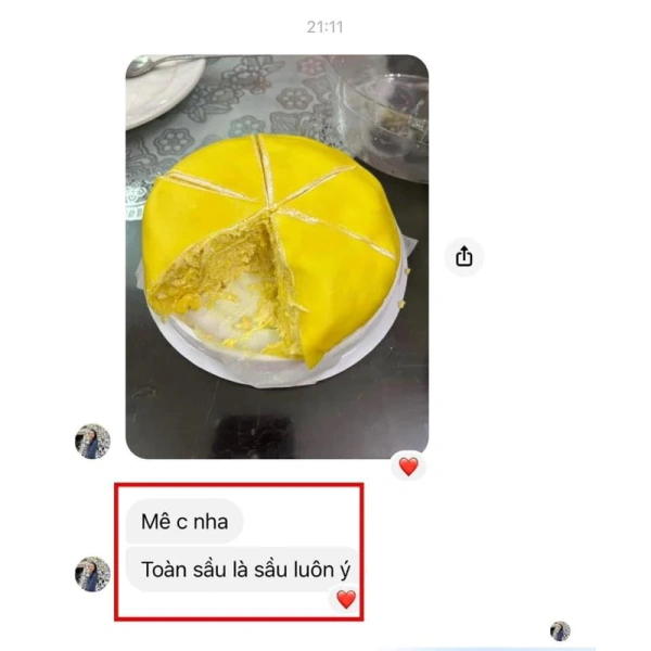 Hình ảnh sản phẩm Bánh Crepe Sầu Riêng Hà Nội Giá Rẻ - 95k Giảm Từ 120k - Giao Hàng Nhanh