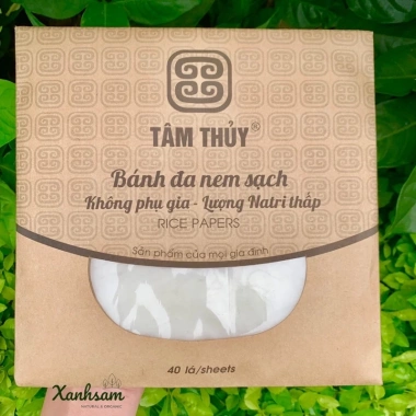 Bánh đa nem sạch size 18 & 24cm Tâm Thủy Xanh Sam Natural Organic giá 40.000đ 3 Bánh đa nem sạch size 18 & 24cm Tâm Thủy Xanh Sam Natural Organic giá 40.000đ 3