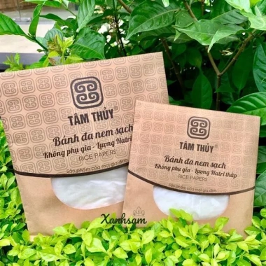 Bánh đa nem sạch size 18 & 24cm Tâm Thủy Xanh Sam Natural Organic giá 40.000đ 8 Bánh đa nem sạch size 18 & 24cm Tâm Thủy Xanh Sam Natural Organic giá 40.000đ 8