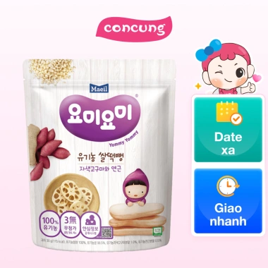 Bánh Gạo Hữu Cơ Yommy Maeil Vị Khoai Lang Củ Sen - Giảm Giá Đến 79.000 VND 2 Bánh Gạo Hữu Cơ Yommy Maeil Vị Khoai Lang Củ Sen - Giảm Giá Đến 79.000 VND 2