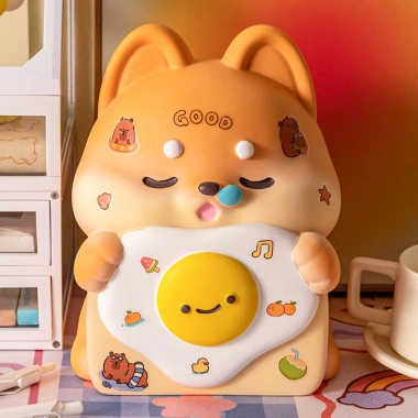 Bánh Mì Nướng - Bánh Mì Chó Con Heo Đất Tích Lớn Tháo Rời Vinyl Quà Tặng 3