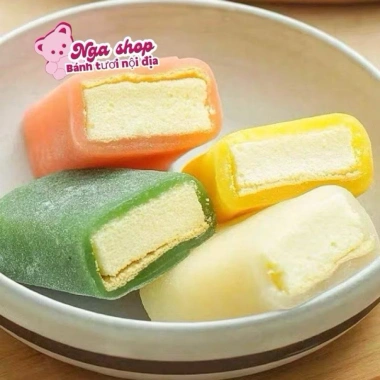 Bánh Phu Thê Mochi Đài Loan 4 vị (Trà Xanh, Dâu, Sữa, Xoài) 2kg 30-34 bánh - 239,999₫ 2