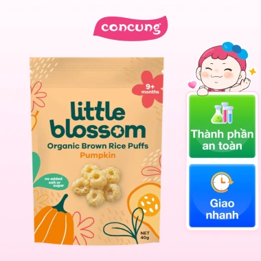 Bánh Puffs Gạo Lứt Hữu Cơ Little Blossom Vị Bí Ngô - Giảm giá 21% chỉ 79.000₫ 2 Bánh Puffs Gạo Lứt Hữu Cơ Little Blossom Vị Bí Ngô - Giảm giá 21% chỉ 79.000₫ 2