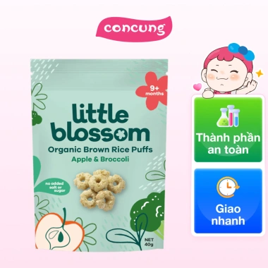 Bánh Puffs Gạo Lứt Hữu Cơ Little Blossom Vị Táo & Bông Cải Xanh - Giá chỉ 79.000₫ 2 Bánh Puffs Gạo Lứt Hữu Cơ Little Blossom Vị Táo & Bông Cải Xanh - Giá chỉ 79.000₫ 2
