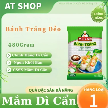 Bánh Tráng 480g Cuốn Thịt Heo Không Nhúng Nước - Mềm Dẻo Dai, Ăn Ghiền - 75.000