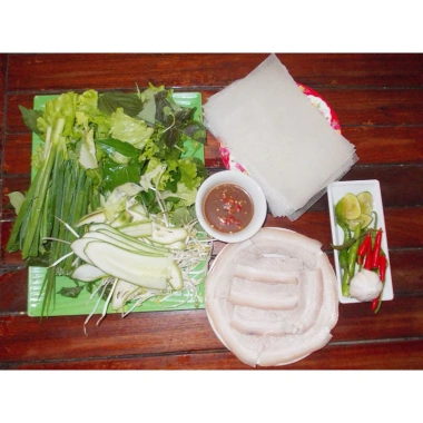 Bánh Tráng Gạo Đại Lộc - Cuốn Thịt Heo, Chấm Mắm Nêm Ngon, Giá 49.000đ (63.700đ)